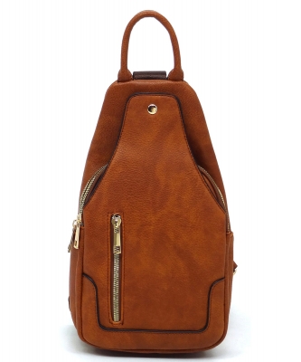 Fashion Sling Backpack AD2766 TAN